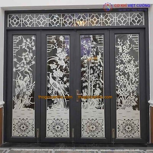cổng sắt mỹ thuật cnc Cần Thơ miền tây (6)