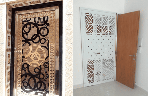 cửa đi sắt mỹ thuật -5