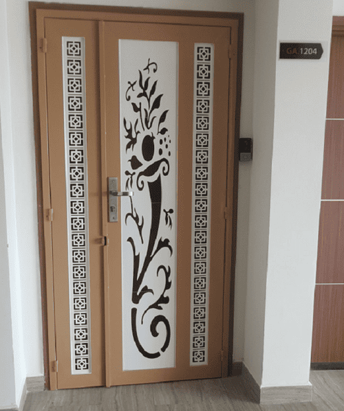 cửa đi sắt mỹ thuật -6
