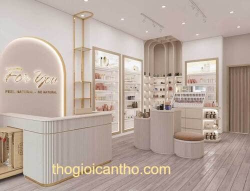 decor thiết kế thi công cửa hàng mỹ phẩm tại Cần Thơ (3)