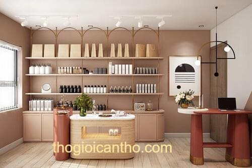 decor thiết kế thi công cửa hàng mỹ phẩm tại Cần Thơ (6)