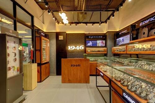 thiết kế shop đồng hồ